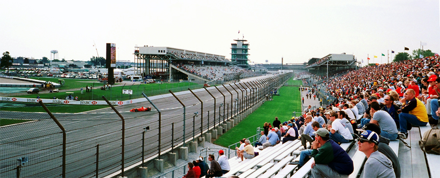 Turn 1 at Indy